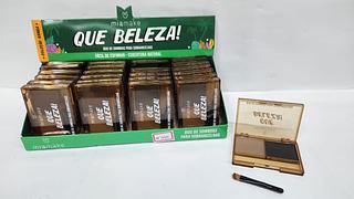 DUO DE SOMBRAS PARA SOBRANCELHAS QUE BELEZA MIAMAKE C/24PCS