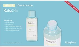 TONICO FACIAL HIDRATANTE RUBY ROSE C/12PCS