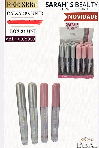 GLOSS LABIAL SARAHS BEAUTY C/24PCS