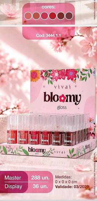 GLOSS BLOOMY VIVAI C/36PCS