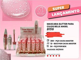 MASCARA GLITTER PARA CILIOS BELLE ANGEL C/24PCS
