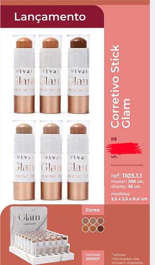 CORRETIVO STICK CLAM VIVAI C/36PCS