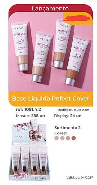 base liquida matte perfect cover vivai c/24pcs