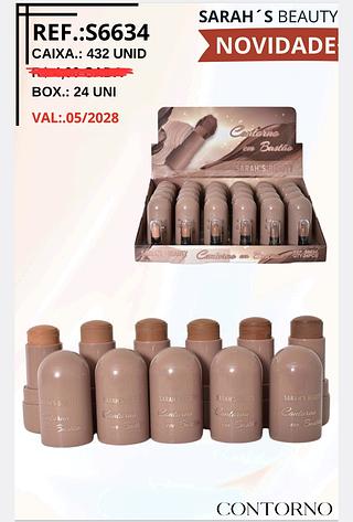 CONTORNO EM BASTAO SARAHS BEAUTY C/24PCS