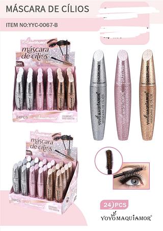 MASCARA DE CILIOS YOYO MAQUIAMOR C/24PCS