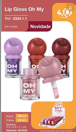 LIP GLOSS OH MY VIVAI C/24PCS