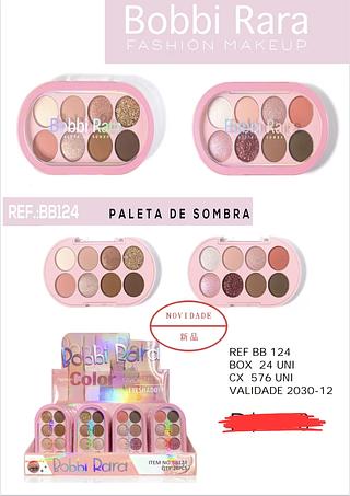 PALETA DE SOMBRA BOBBI RARA C/24PCS