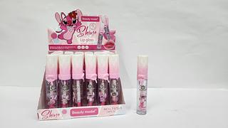 LIP GLOSS SHINE BEAUTY MODEL C/24PCS