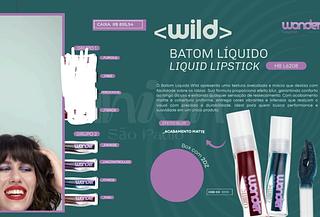 BATOM LIQUIDO WILD WONDER RUBY ROSE C/24PCS