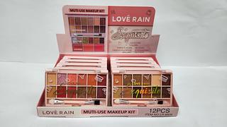 PALETA DE SOMBRAS LOVE RAIN C/12PCS