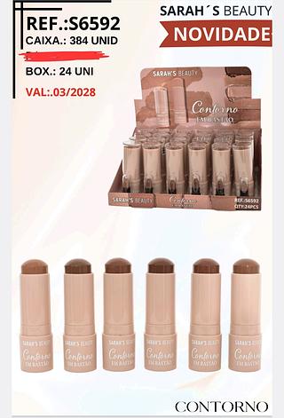 CONTORNO EM BASTAO SARAHS BEAUTY C/24PCS