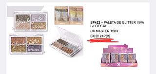 PALETA DE GLITTER SP COLORS C/24PCS