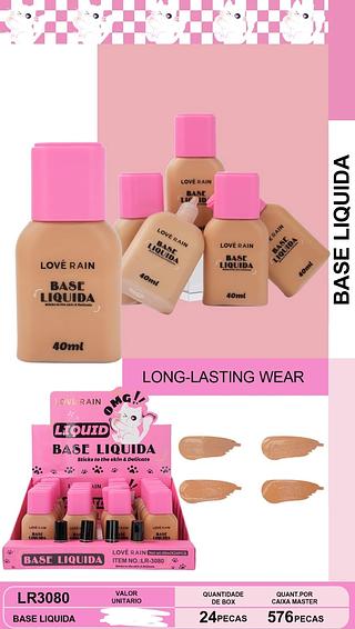 BASE LIQUIDO CATINHO LOVE RAIN C/24PCS