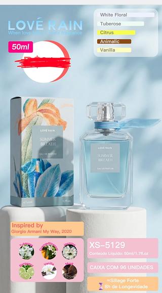 PERFUME 50ML LOVE RAIN C/12PCS