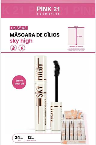 MASCARA DE CILIOS SKY HIGH PINK 21 C/24PCS