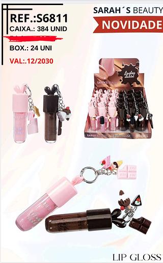 LIP GLOSS SARAHS BEAUTY C/24PCS