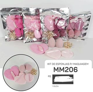 KIT ESPONJA PARA MAQUIAGEM SABRINA SATO C/12PCS