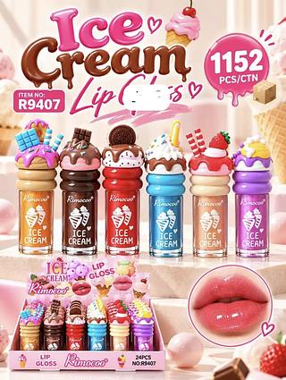 LIP GLOSS ICE CREAM C/24CPS
