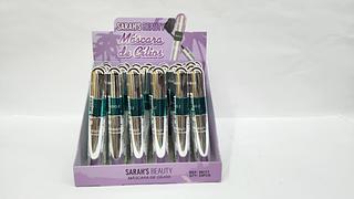 MASCARA PARA CILIOS SARAHS BEAUTY C/24PCS