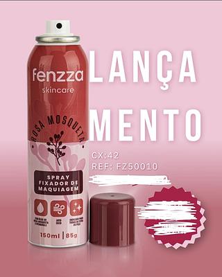 FIXADOR DE MAQUIAGEM ROSA MOSQUETA FENZZA C/12PCS