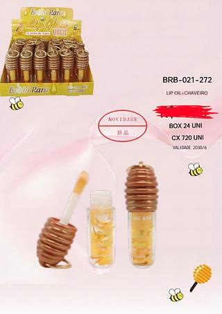 LIP OIL CHAVEIRO BOBBI RARA C/24PCS