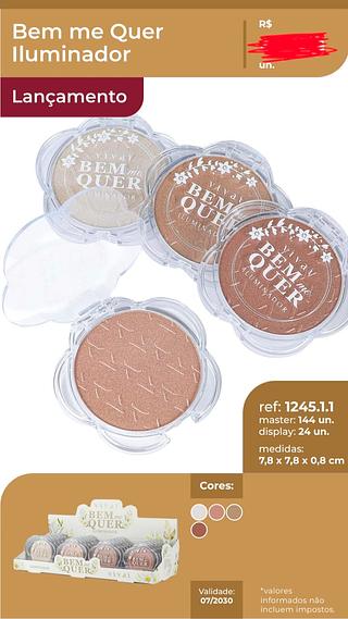 BEM ME QUER ILUMINADOR VIVAI C/24PCS