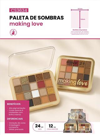 PALETA DE SOMBRAS PINK 21 C/24PCS