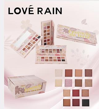 PALETA DE SOMBRAS LOVE RAIN C/12PCS