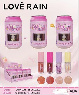LIP GLOSS LOVE RAIN C/12PCS