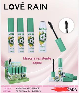 MASCARA DE CILIOS LOVE RAIN C/24PCS