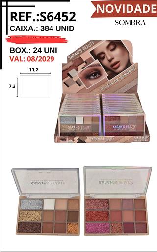 PALETA DE SOMBRAS SARHS BEAUTY C/24PCS