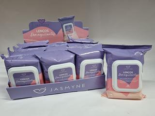 lencos demaquilantes jasmyne c/12pcs