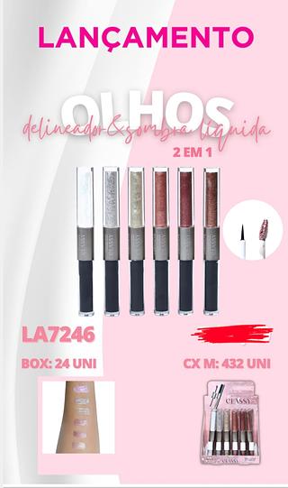 DELIINEADOR E SOMBRA LIQUIDO 2 EM 1LABRANCHEC/24PCS