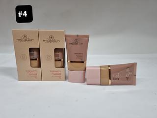 BASE MATTE ALTA COBERTURA PHALLEBEAUTY COR 4 C/12PCS