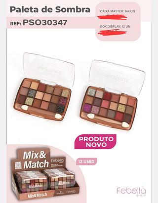 PALETA DE SOMBRAS FEBELLA C/12PCS