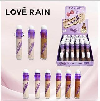 CORRETIVO LIQUIDO COM ESPONJA LOVE RAIN C/36PCS