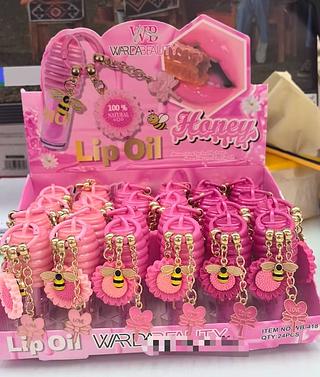 LIP GLOSS COM CHAVEIRO C/24PCS