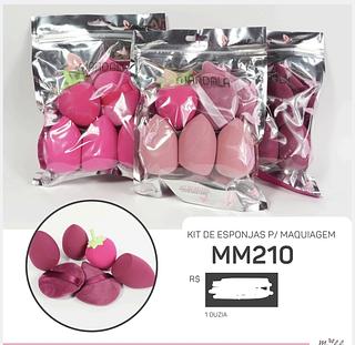KIT ESPONJA PARA MAQUIAGEM SABRINA SATO C/12PCS
