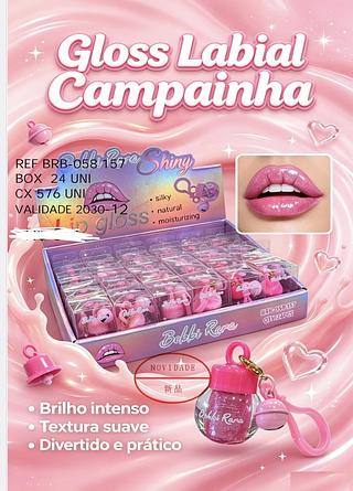 GLOSS LABIAL CAMPAINHA C/24PCS BOBBI RARA