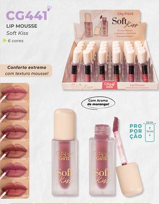 KISS LIP MOUSSE SOFT CITY GIRL C/24PCS
