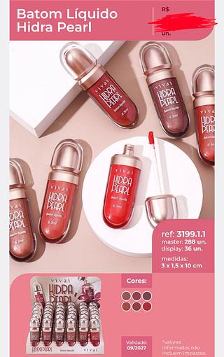 BATOM LIQUIDO HIDRA PEARL VIVAI C/36PCS