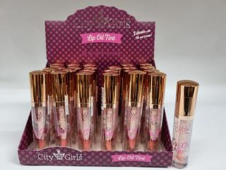 lip oil tint city girls c/24pcs