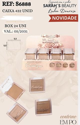 CONTORNO EM PO SARAHS BEAUTY C/24PCS
