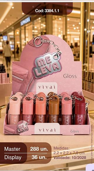 GLOSS ME LEVA VIVAI C/36PCS
