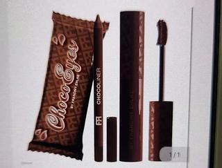 KIT CHOCOLATE MASCARA DE CILIOS E LAPIS C/20PCS