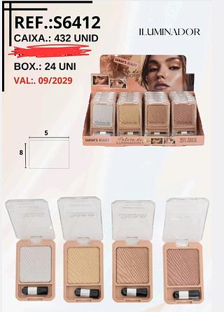 ILUMINADOR SARAHS BAUTY C/24PCS