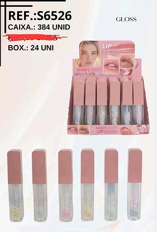 LIP GLOSS SARAHS BEAUTY C/24PCS