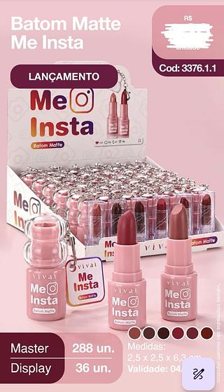 BATOM MATTE ME INSTA VIVAI C/36PCS