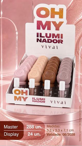ILUMINADOR LIQUIDO OH MY VIVAI C/24PCS