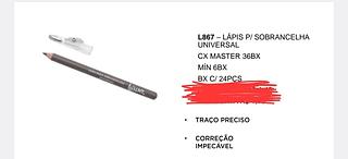 LAPIS PARA SOBRANCELHAS LUISANCE C/24PCS